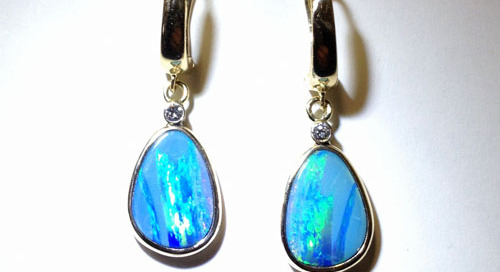 Opal Earrings Two